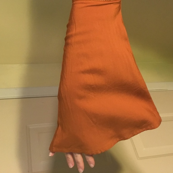 Rust w/flowers Xhilaration Sz Small dress - Picture 4 of 5